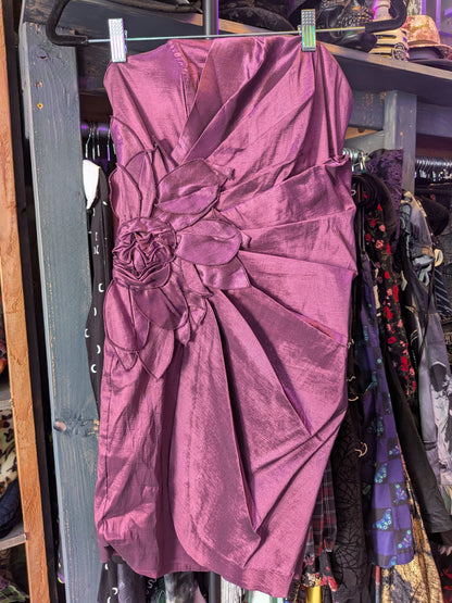 Eureka USA Small Purple Strapless Dress