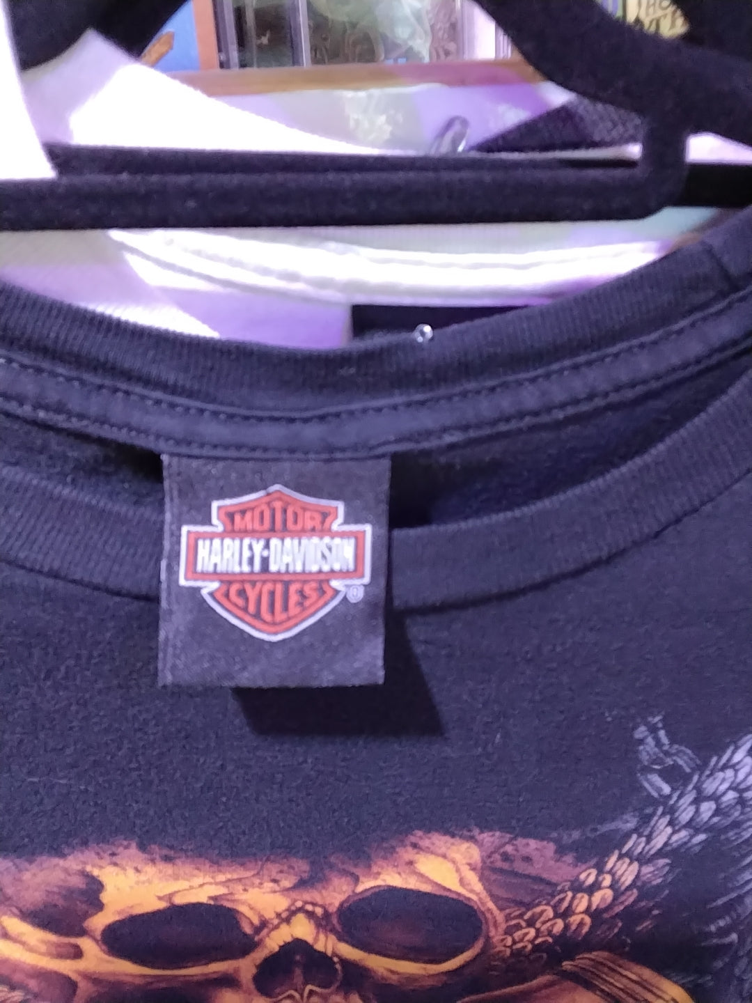 Winged Skull Harley Davidson Shirt
