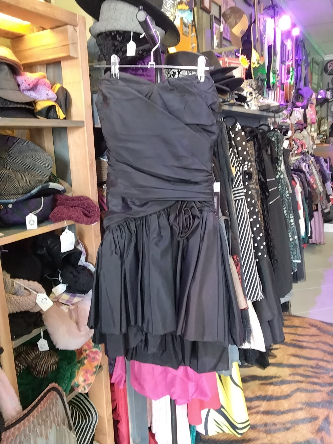 Positively Ellyn vintage 80's black dress