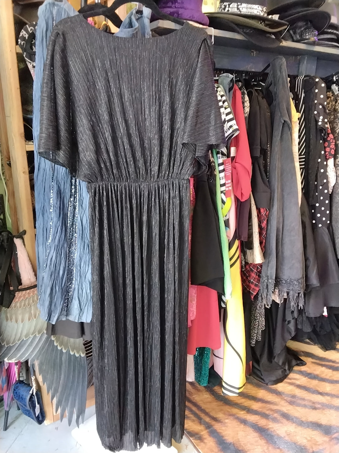 The kooples black sparkly dress.