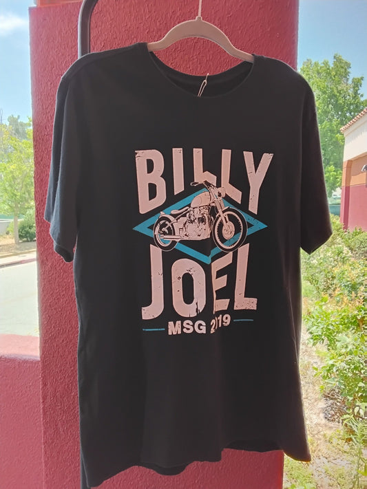 Billy Joel At The Garden MSG Concert Band T-Shirt 2019 Black XL