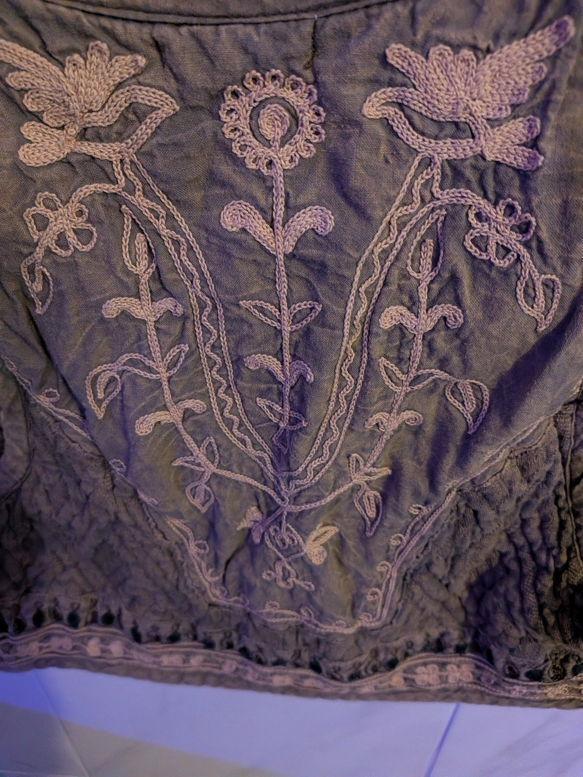 Ecote small Boho Rennaisance Faire vest
