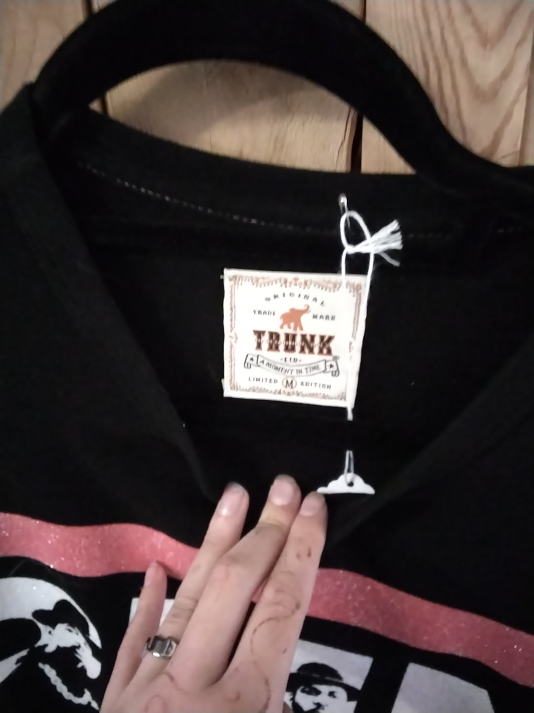 Trunk Ltd  run dmc printed on Harley D. Shirt medium.