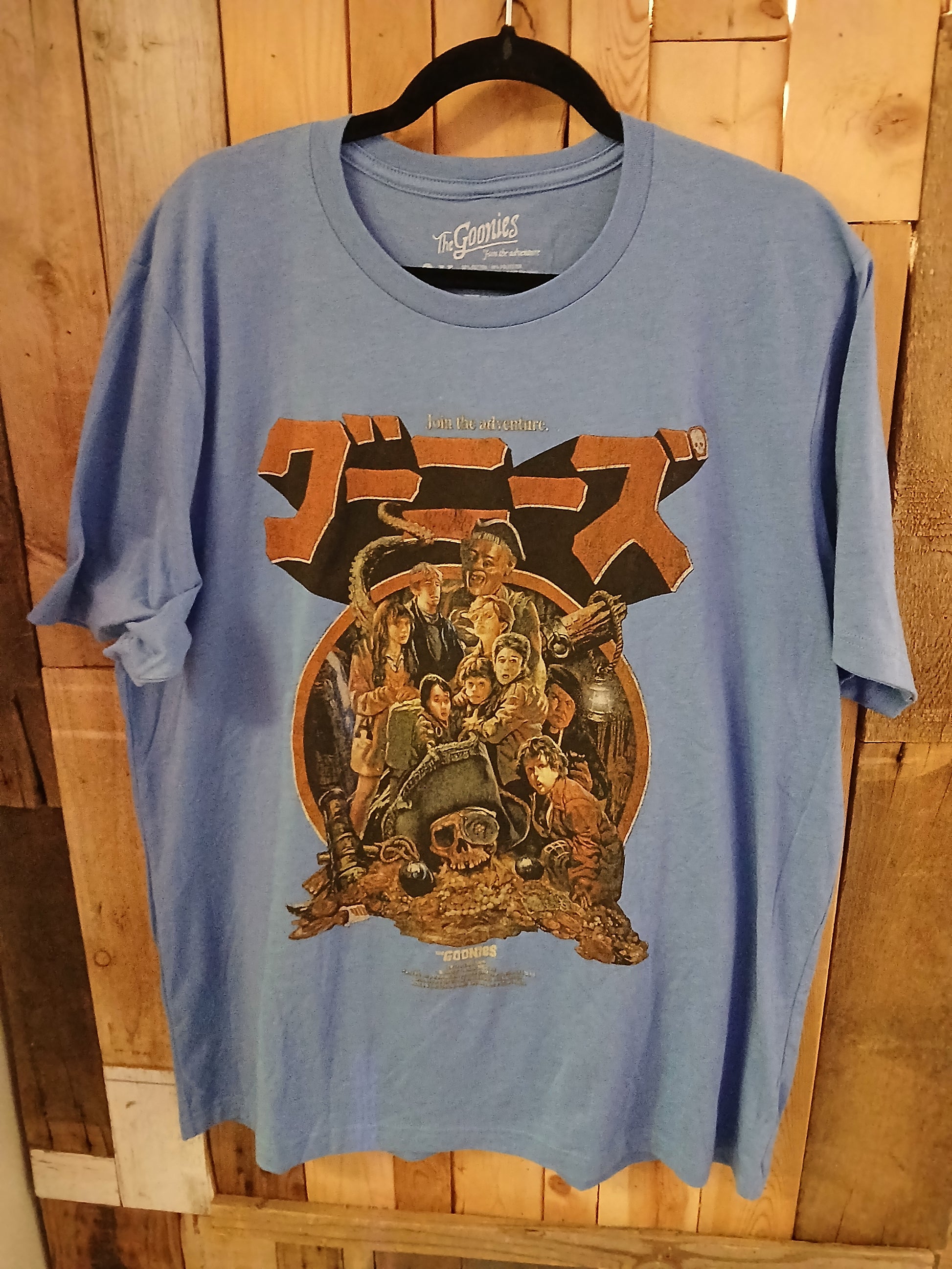 The Goonies Japanese Poster T-Shirt Size 2XL