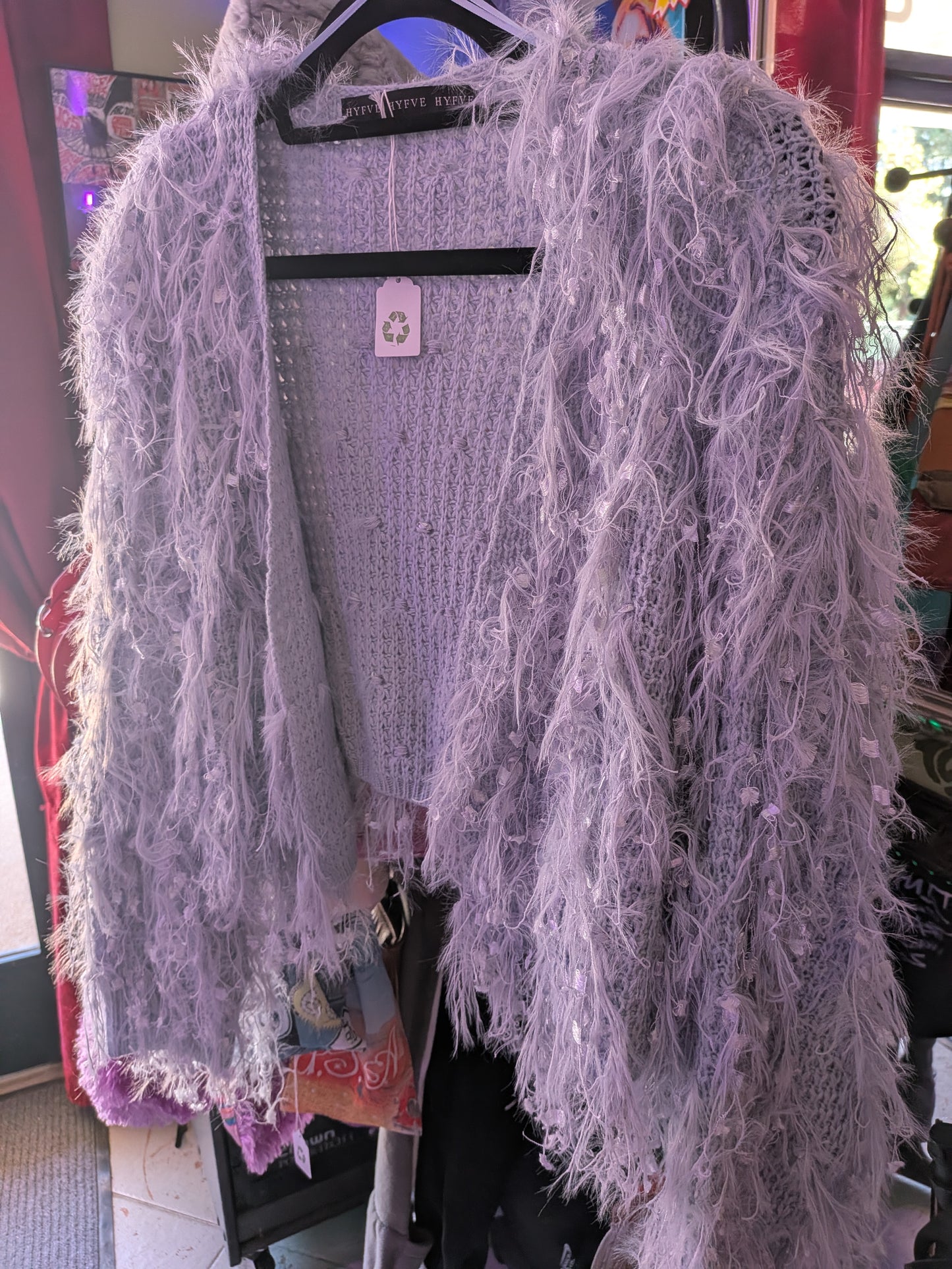 HYFVE Small Silver Swampy Festival Sweater