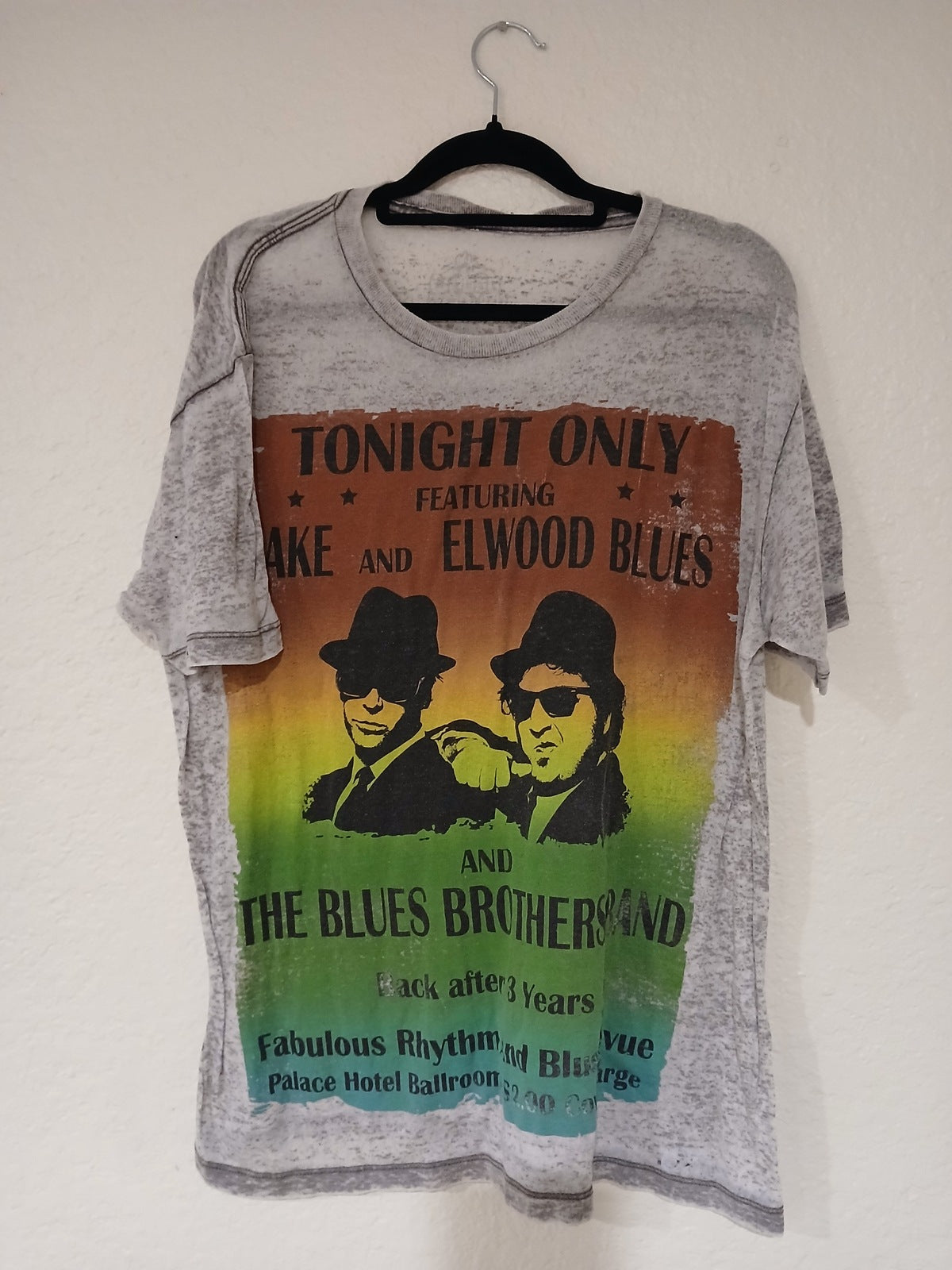House of Blues Blues Brothers Semi Shear T Shirt Women's Size Large