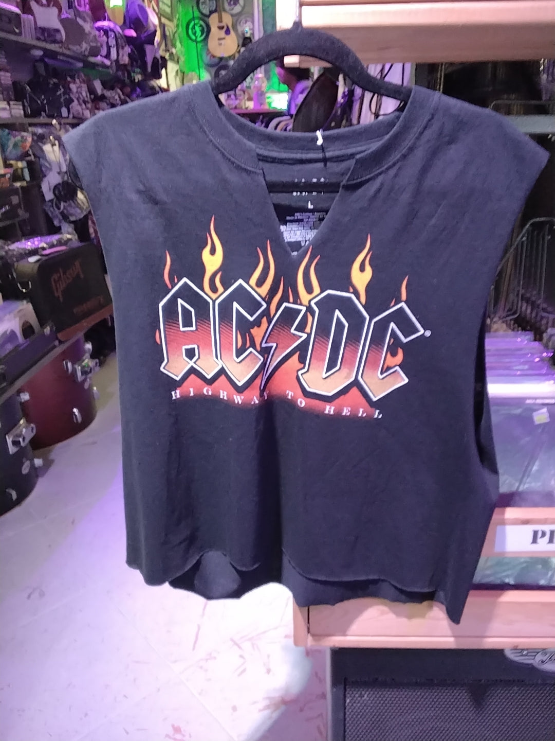 ACDC Cropped tank top