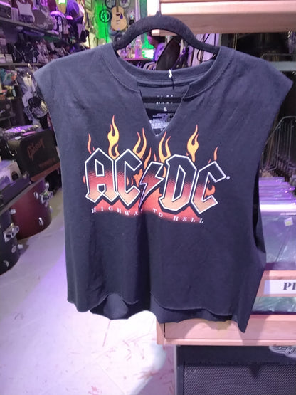 ACDC Cropped tank top