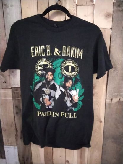 Eric B & Rakim 30th Anniversary Tour Shirt July 7th 2017 Medium