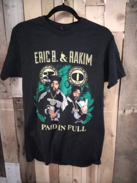 Eric B & Rakim 30th Anniversary Tour Shirt July 7th 2017 Medium