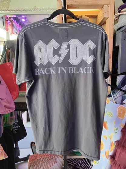 ACDC Back In Black 2008 Trunk Ltd. Tuxedo Graphic Limited Band T-Shirt Black M