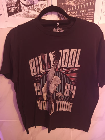 Billy Idol Large Black T-shirt
