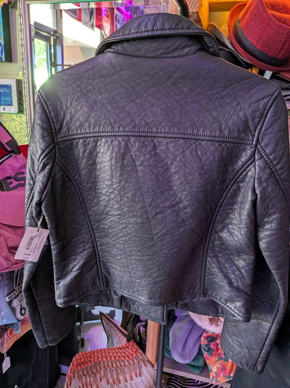 Belle & Sky Medium Black Moto Jacket New With Tags