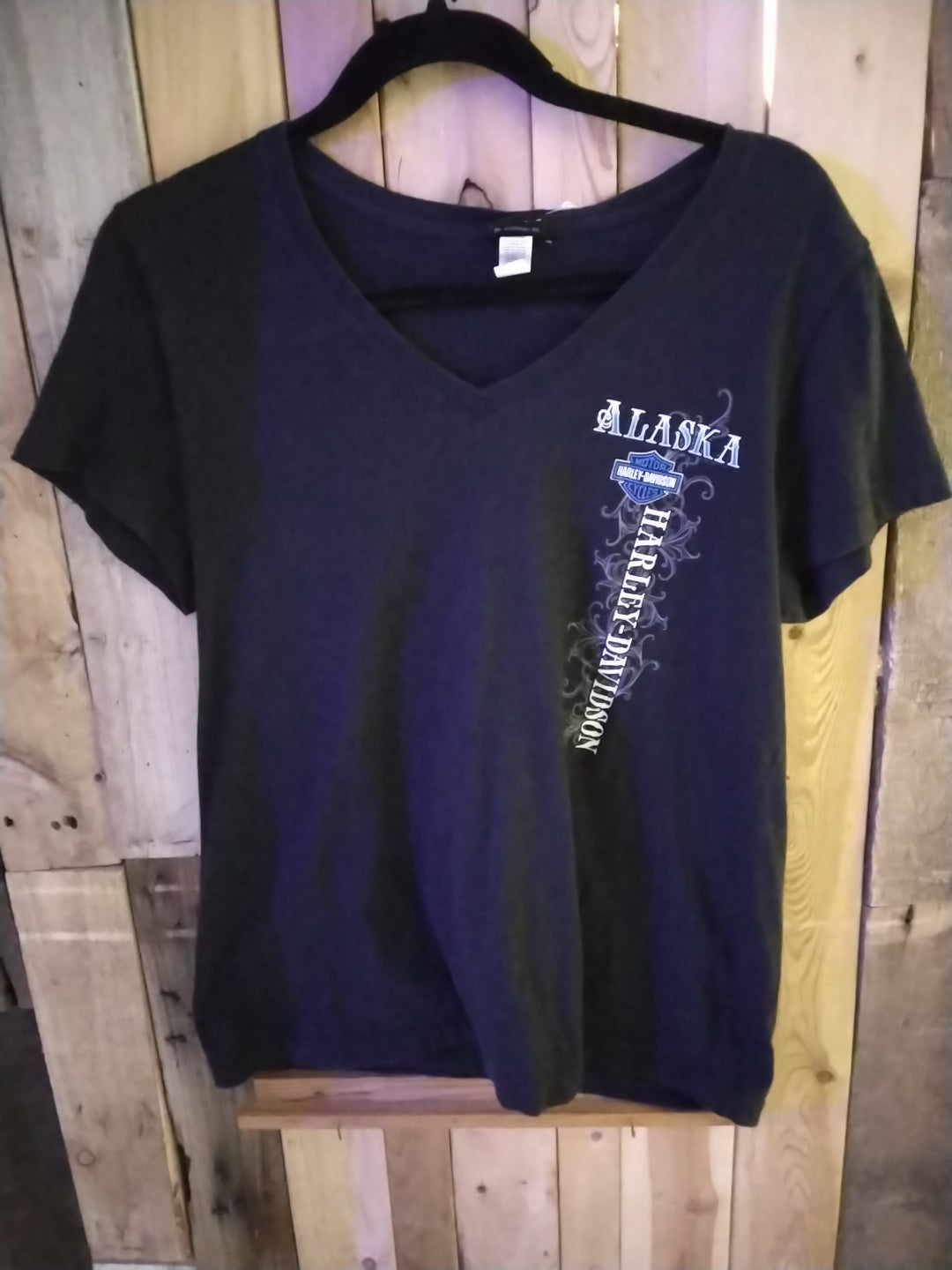 Harley Davidson Alaska women's shirt size large