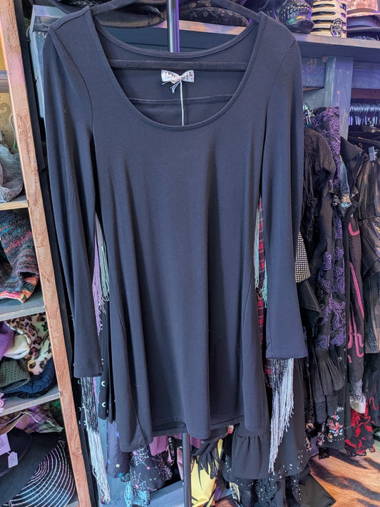 Idyllwind Small Black Fringe Dress Vampire Cowboy