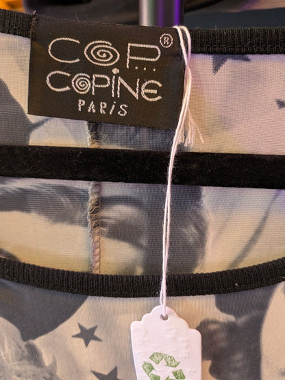 Cop Copine Paris Small Vintage Y2K Glam Dress Rare!