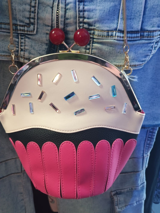 New! Cupcake Clutch Purse