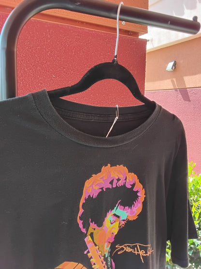 Jimi Hendrix Neon Band T-Shirt Black XL