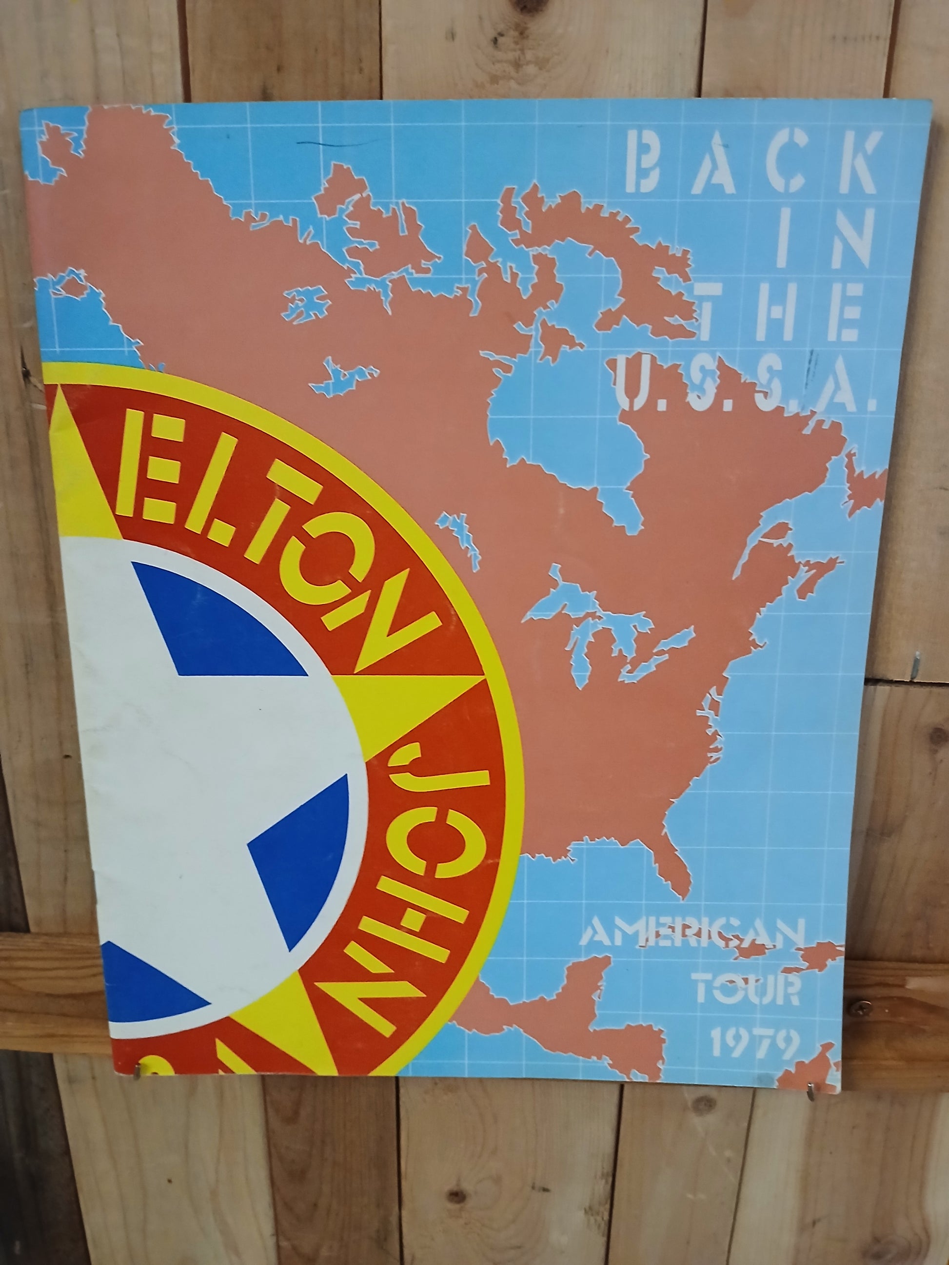 Elton John 1979 American Tour Official Program Book Back in the U.S.S.A.