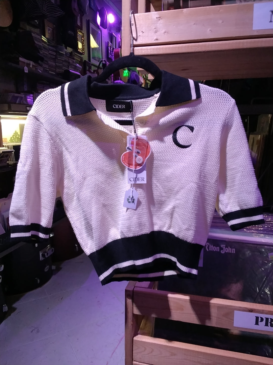 Cider Cropped polo new with tags
