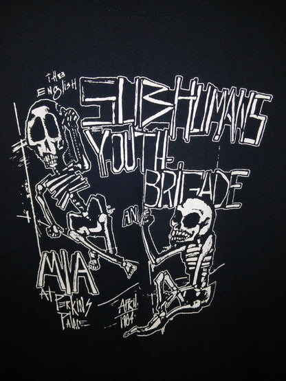 Subhumans / Youth Brigade Men's T-Shirt Size XL