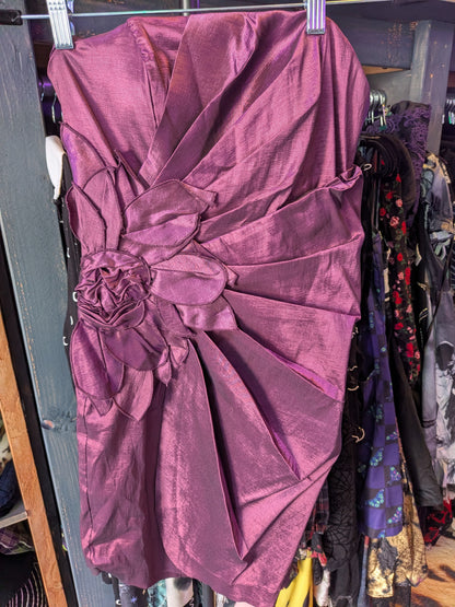 Eureka USA Small Purple Strapless Dress