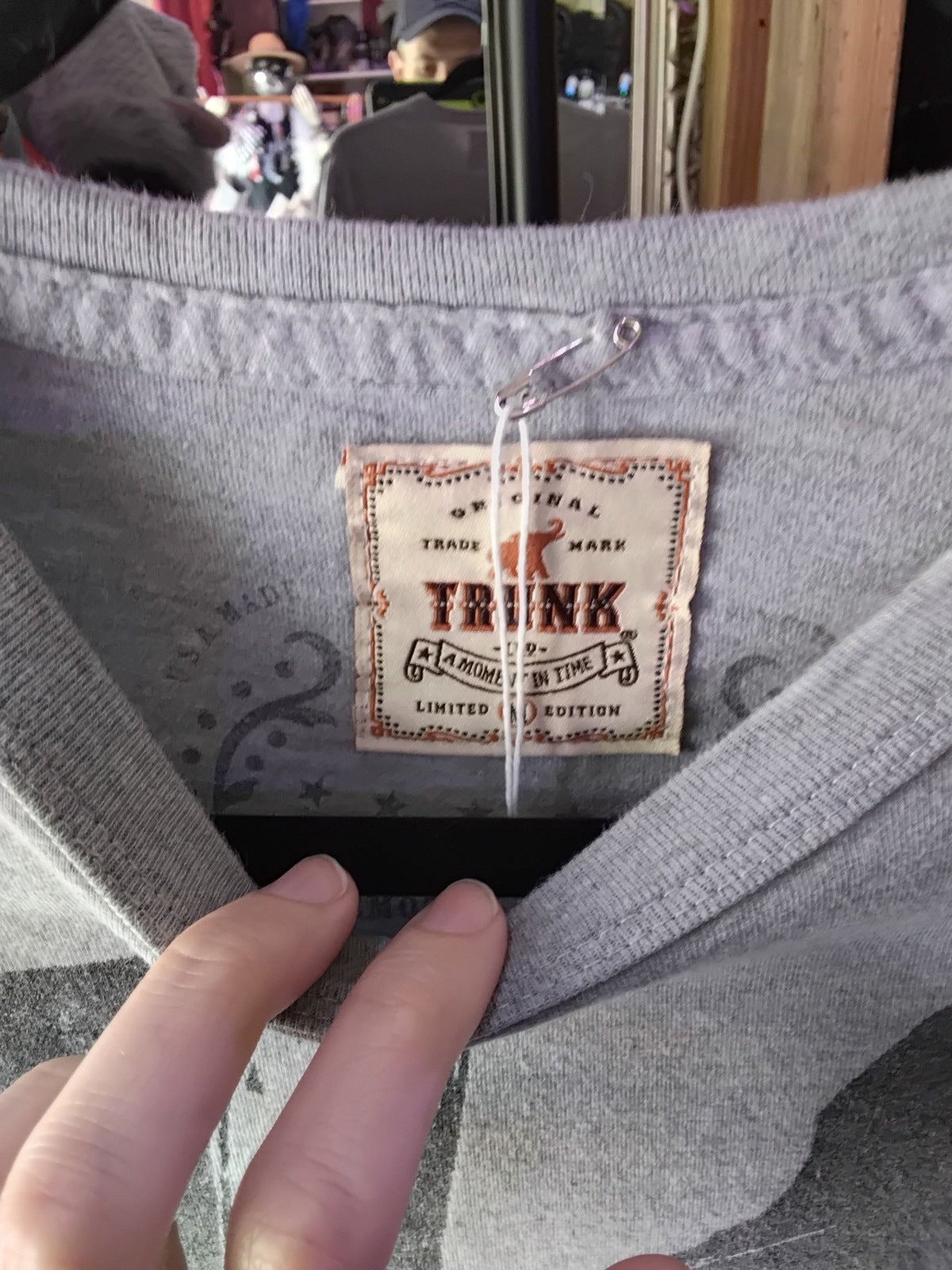 Alice Cooper Graphic Trunk Ltd. Band T-Shirt Gray M