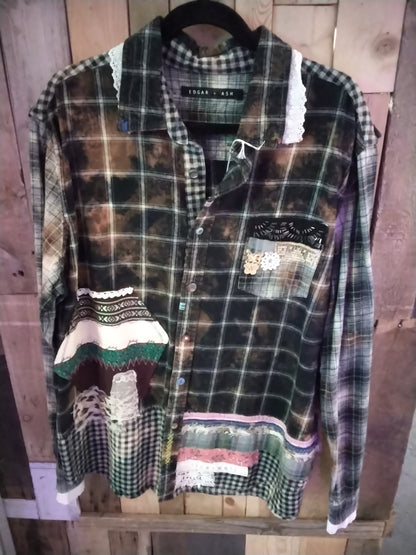 Boutique Edgar & Ash xl upcycled shirt