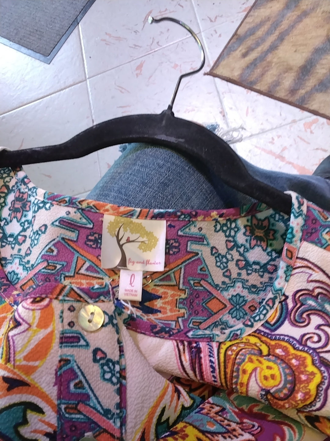 Fig &flower large boho dress