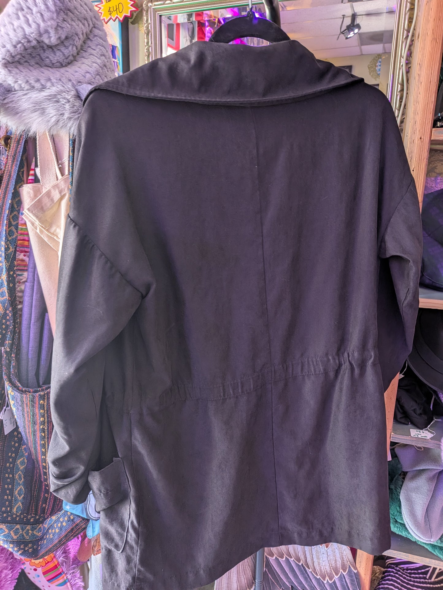 BeCool Small Open Black Cardigan Lightweight Jacket
