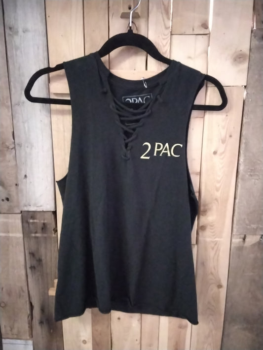 2PAC V Neck Tank Size S