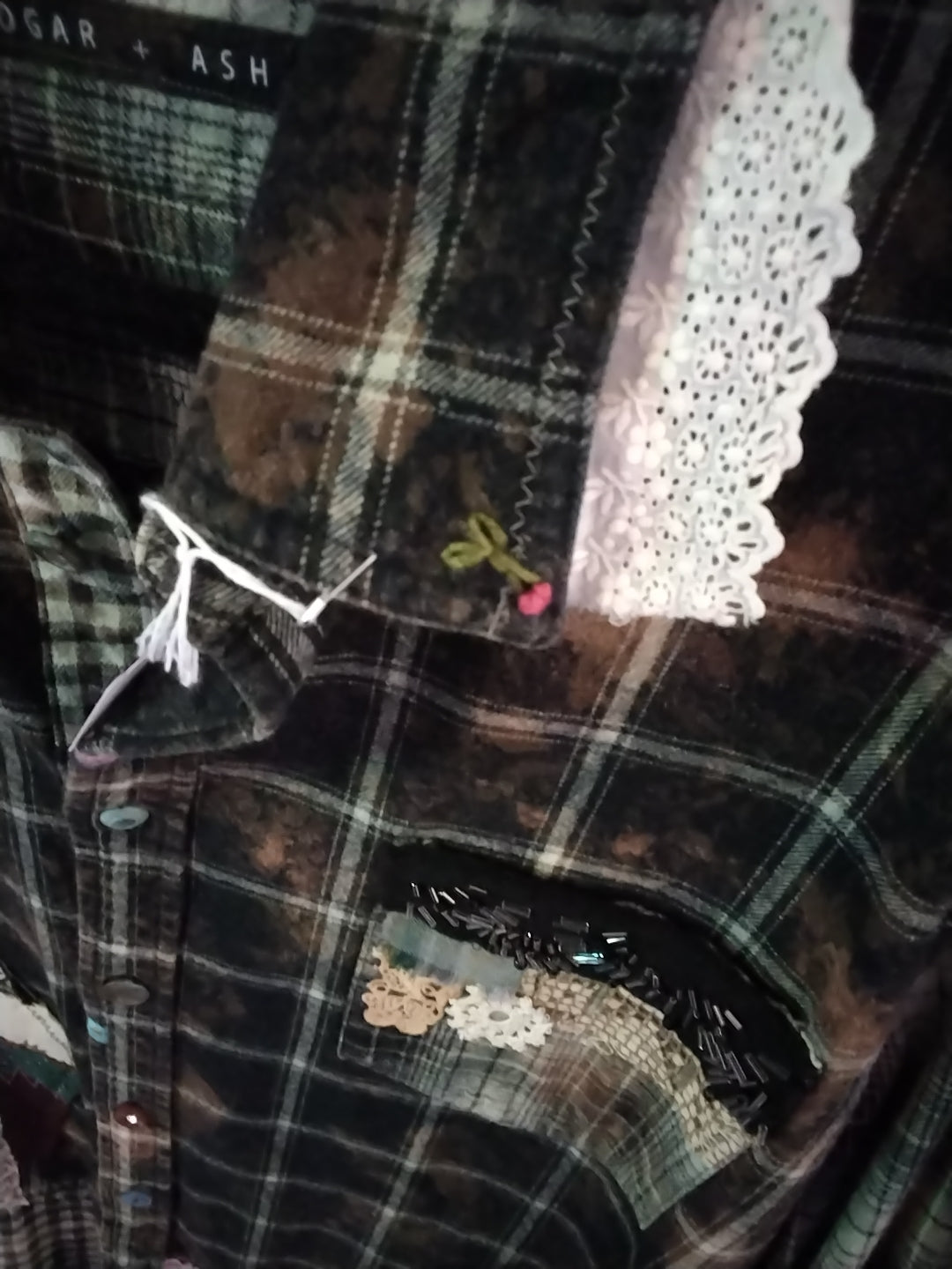 Boutique Edgar & Ash xl upcycled shirt