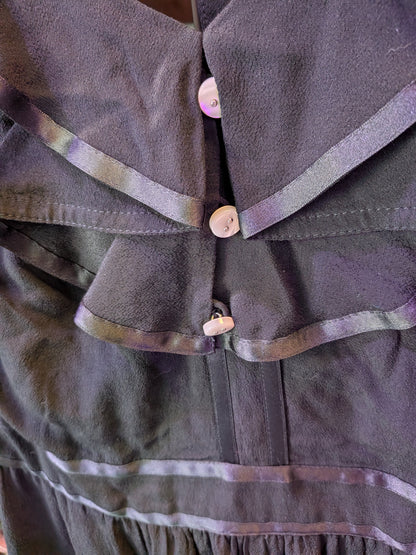 Elevenses Size 4 Black Romper