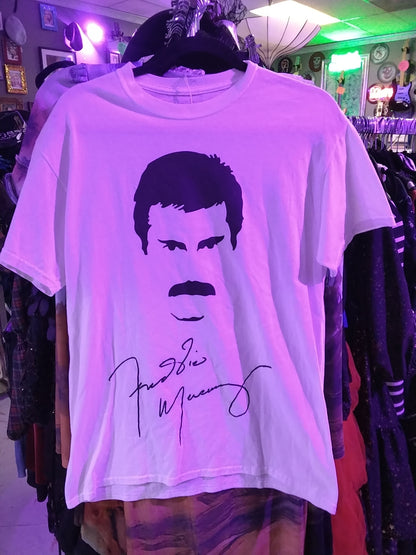 Freddy Mercury Medium White T-shirt
