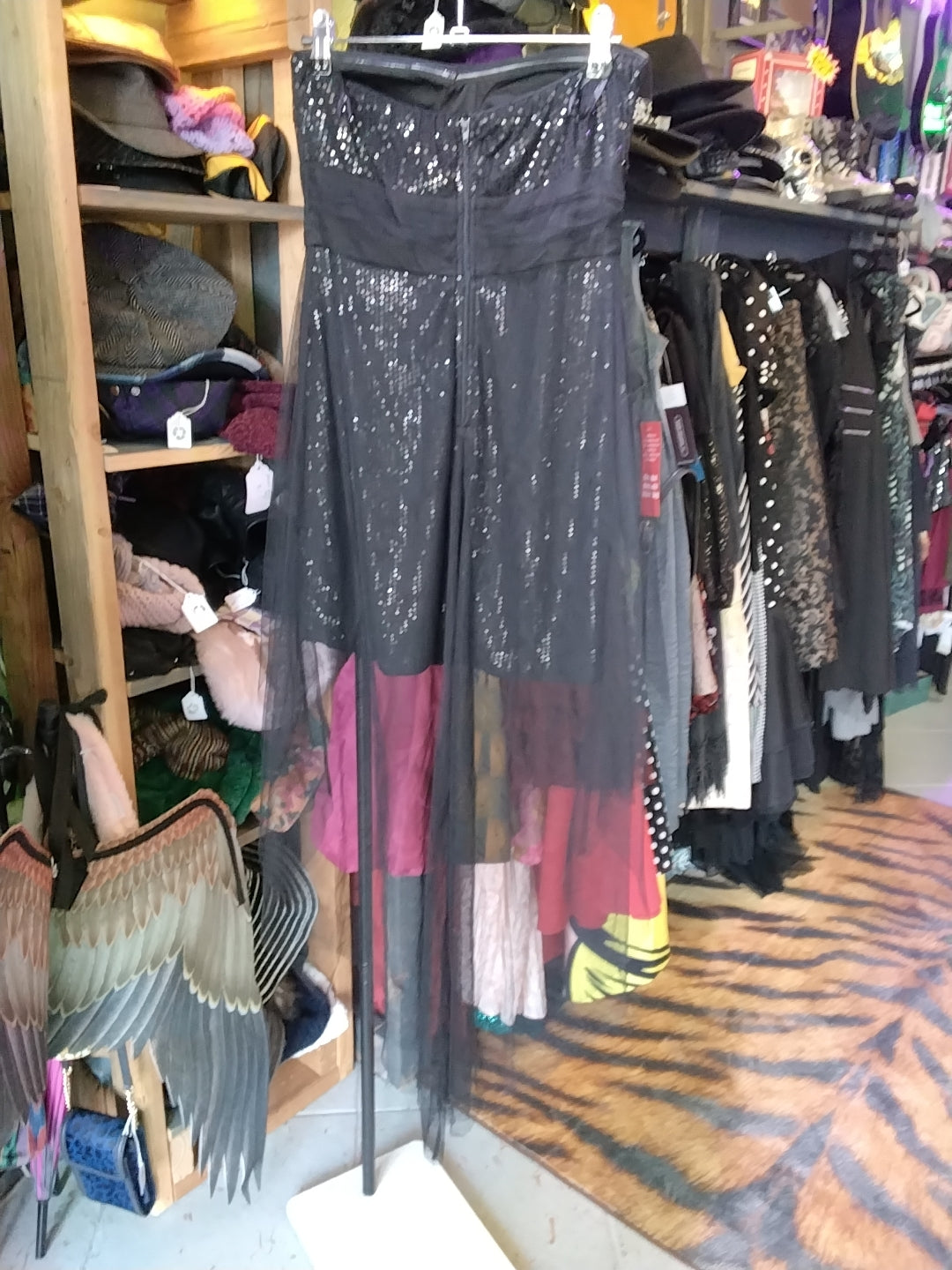 Windsor small hilow strapless dress