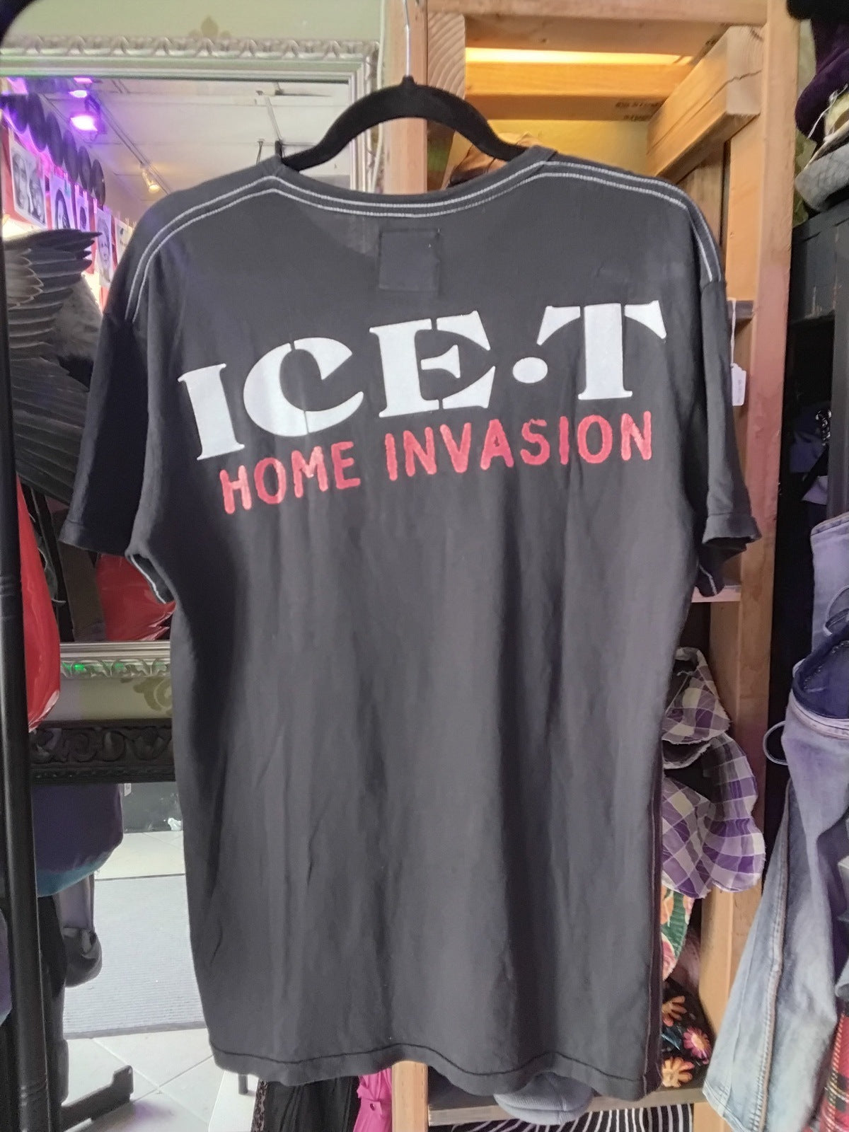 Ice-T "Home Invasion" Trunk Ltd Band T-Shirt Black M New
