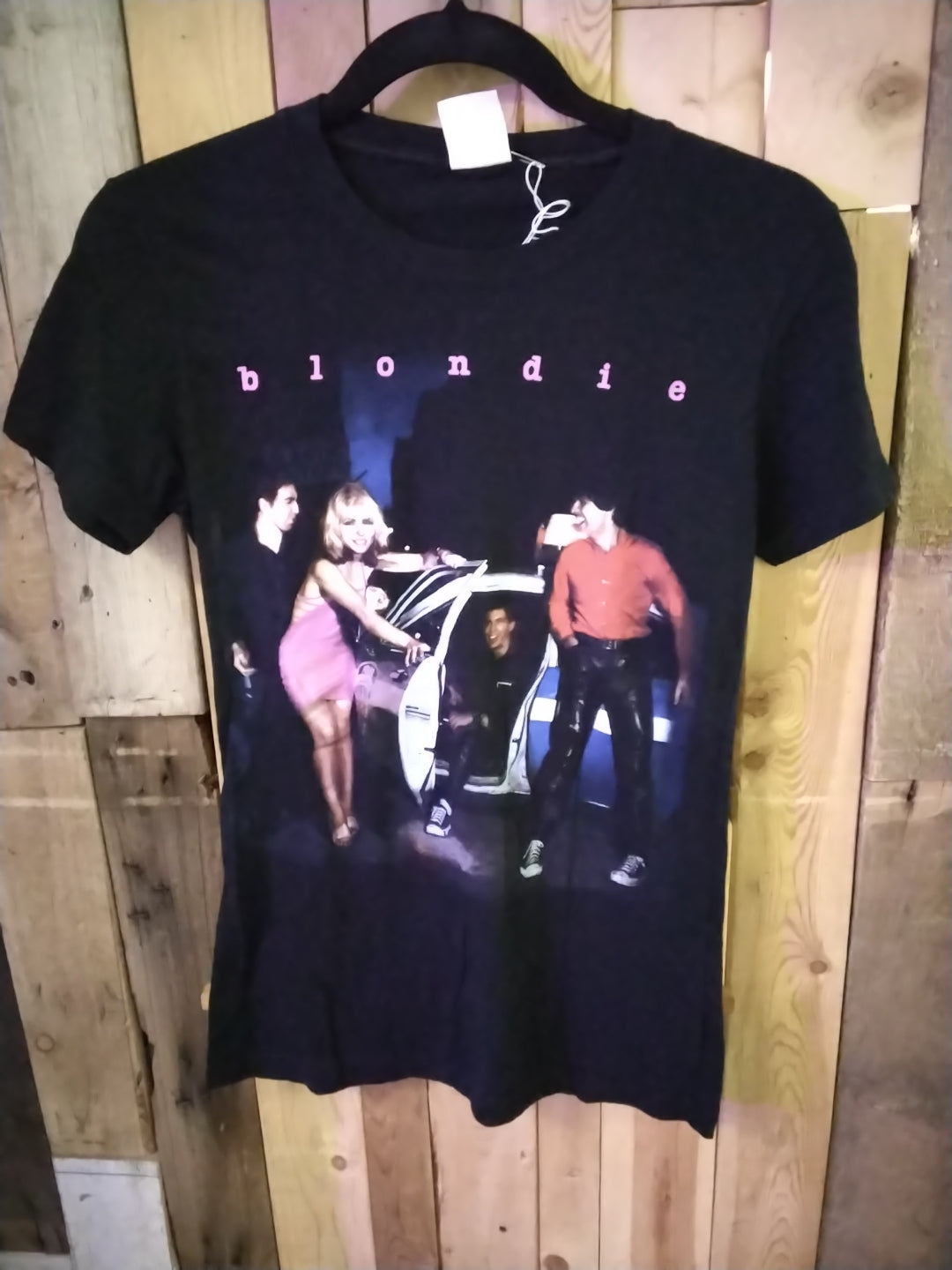 RARE Black Blondie Bay Island '98 "plastic letters" T-Shirt Size M
