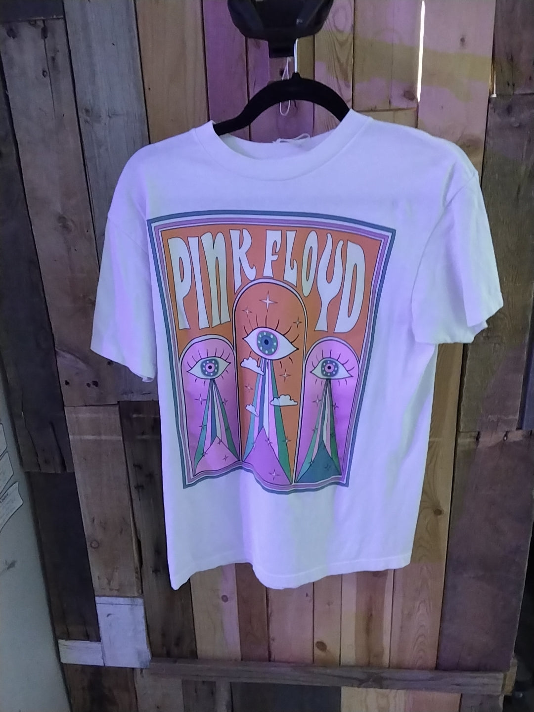 Pink Floyd White T-shirt Size Medium