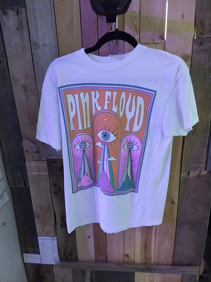 Pink Floyd White T-shirt Size Medium