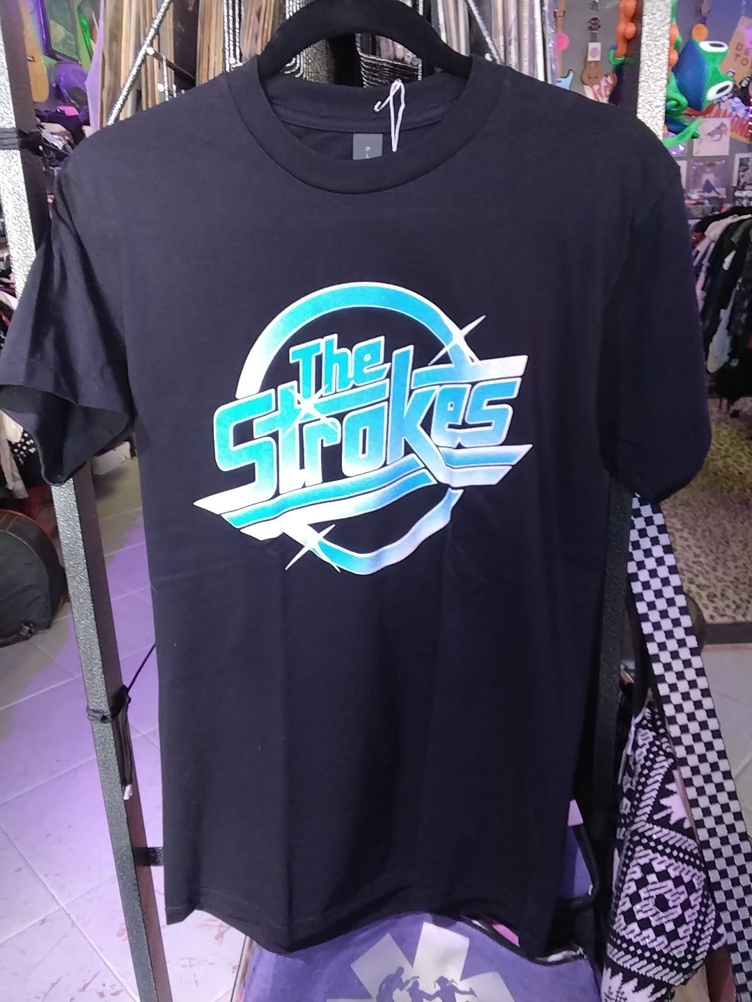 The Strokes Small T-shirt Black Blue