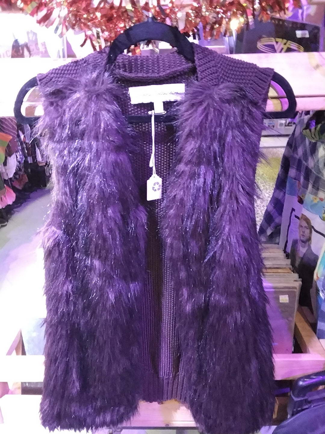 Debby Collection Brown Fur Vest XL