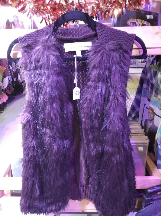 Debby Collection Brown Fur Vest XL