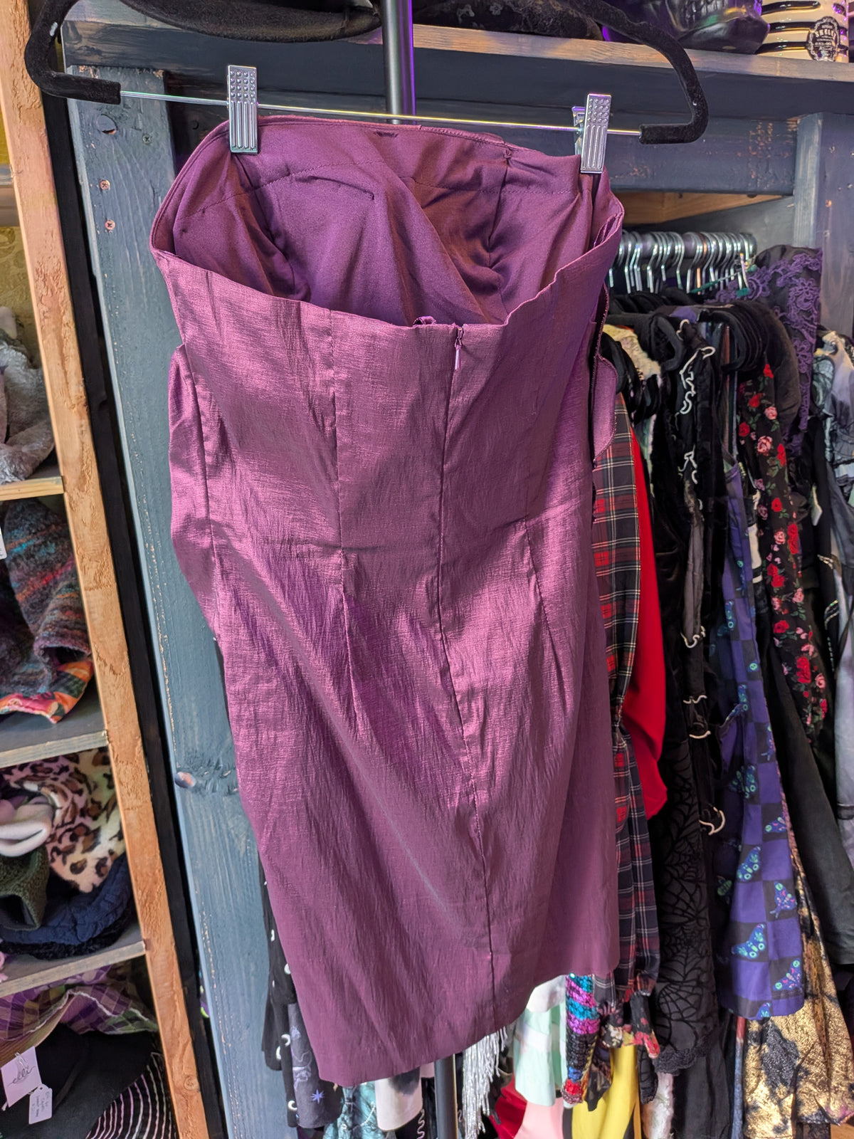 Eureka USA Small Purple Strapless Dress