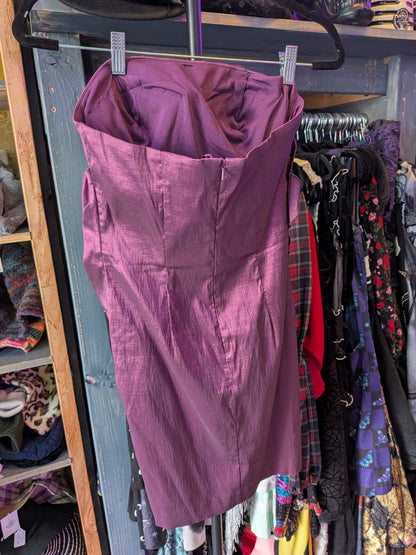 Eureka USA Small Purple Strapless Dress