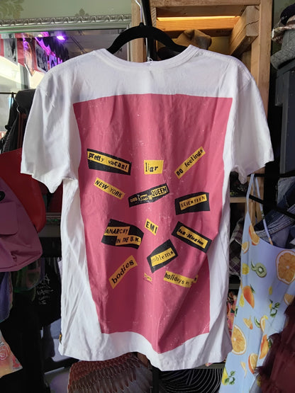 *RARE* The Sex Pistols "Never Mind The Bollocks" Trunk Ltd Limited 1-15-12 Release Band T-Shirt White M With Tags