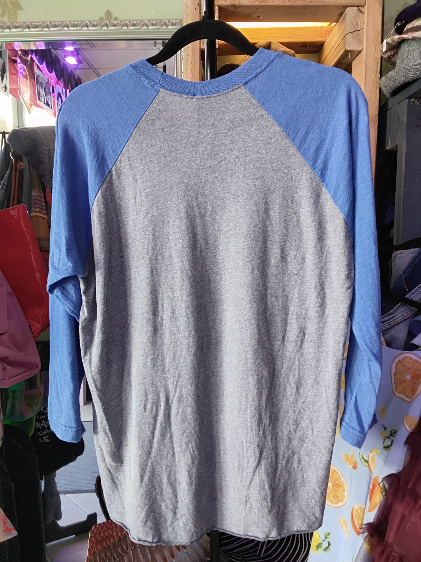*RARE* Counting Crows Y2K Band 3/4 Sleeve Baseball Tee Gray M