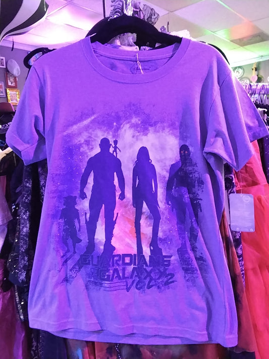 Guardians of the Galaxy Purple T-shirt Large