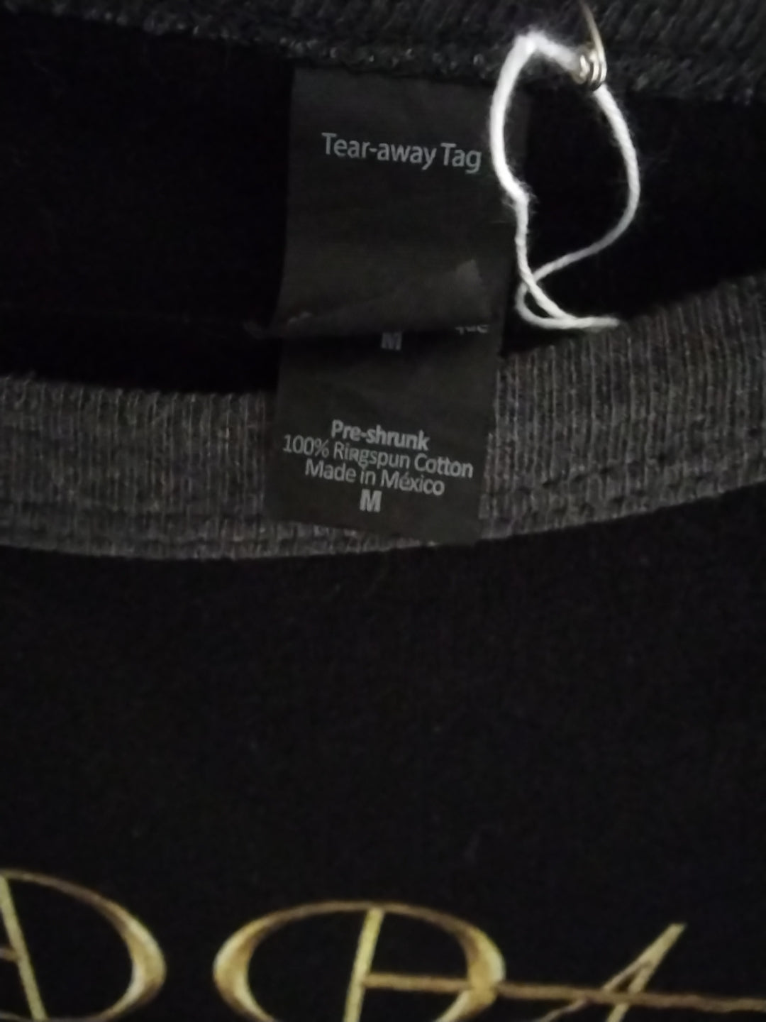 Tool black/gray raglan sleeve shirt