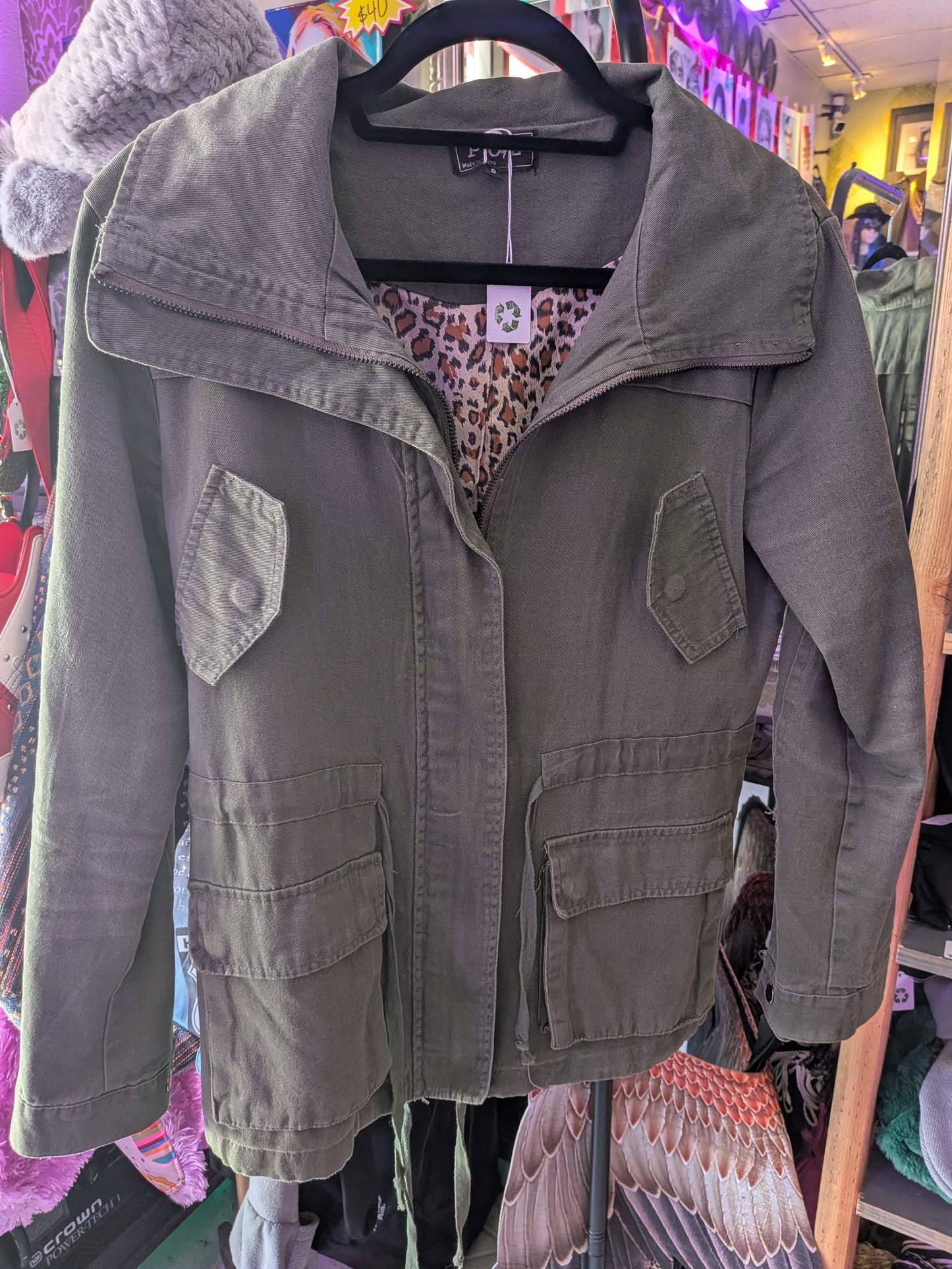 Pol Anthropologie Small Green Jacket