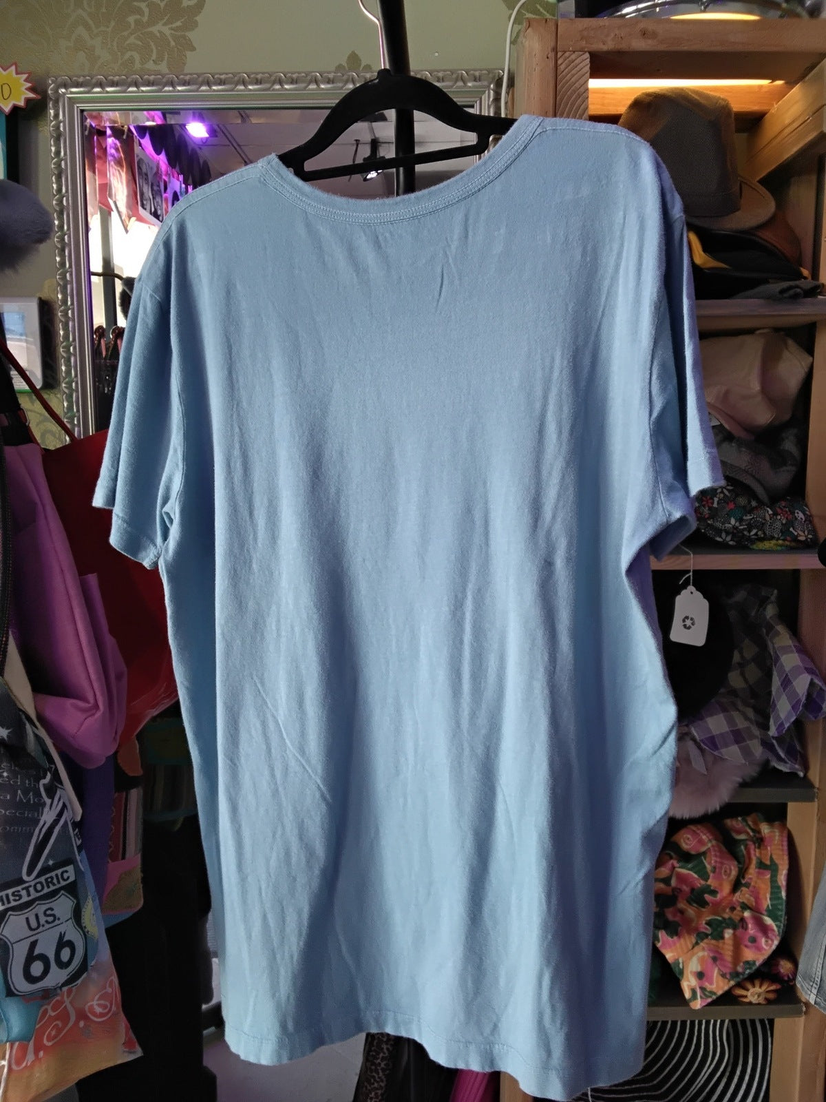 *RARE* David Bowie Graphic Trunk Ltd. Limited Band T-Shirt Blue L